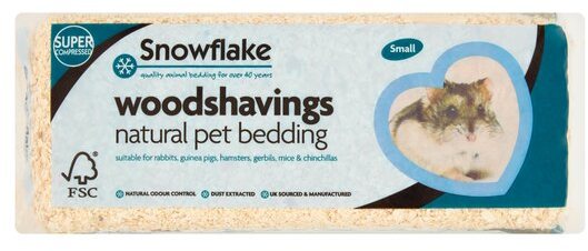 Snowflake Wood Shavings 1kg