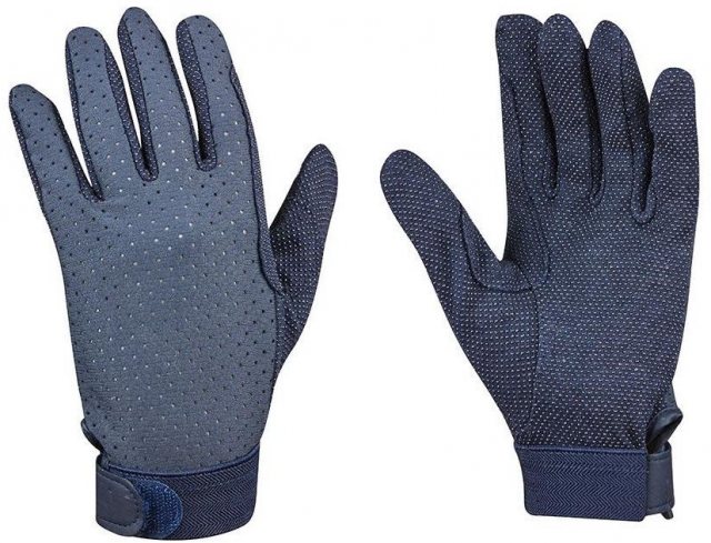 Dublin Dublin Track Riding Gloves Navy