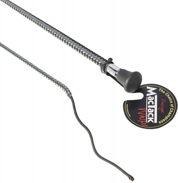 MACTACK Dressage Whip 48" Black/Grey