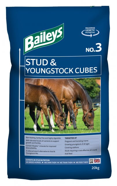 Baileys Horse Feeds Baileys No.3 Stud & Youngstock Cubes 20kg
