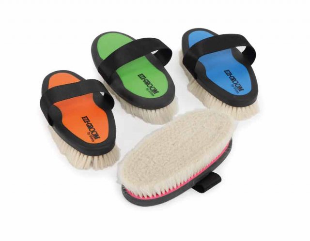 Ezi-Groom Goat Hair Soft Grip Body Brush