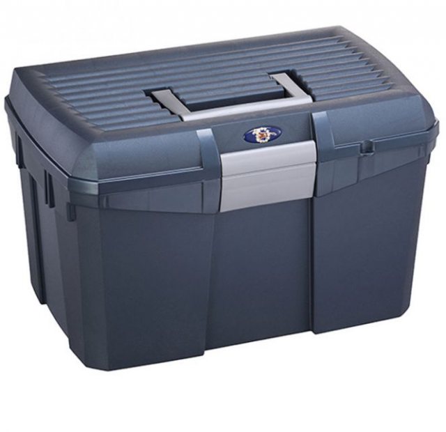 PLASTICA Tack Box Medium Midnight Blue