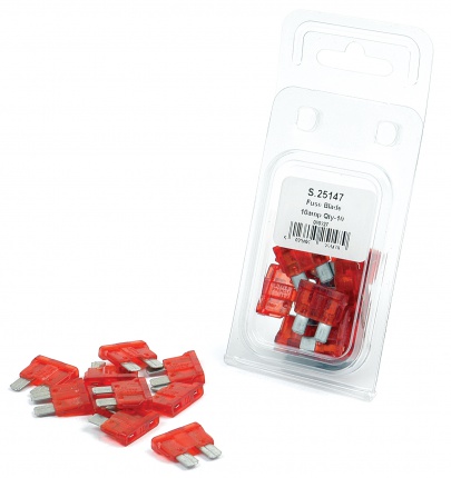 Sparex Blade Fuses 30 Amp 10 Pack Red