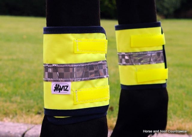 HyViz Leg Bands Yellow & Navy