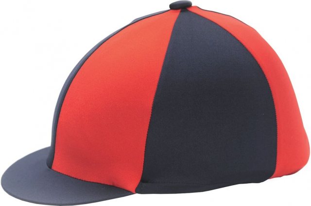 HY Equestrian Hy Two Tone Lycra Silk Hat Cover