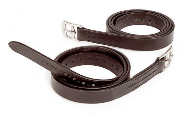 HY Equestrian Hy Stirrup Leathers Brown