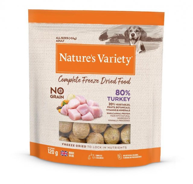 N/VARIET Nature's Variety Grain Free Freeze Dried Turkey 120g