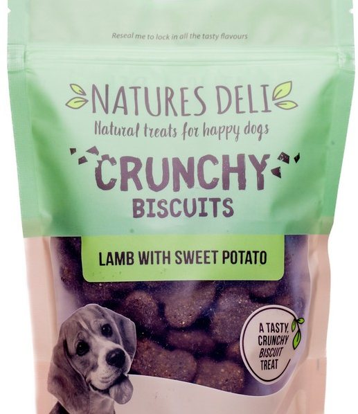 Natures Deli Crunchy Biscuits Lamb & Sweet Potato 225g