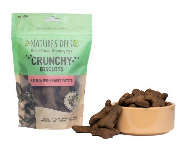 Natures Deli Crunchy Biscuits Salmon & Sweet Potato 225g