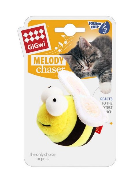 GIGWI GiGwi Bee Motion & Sound Cat Toy