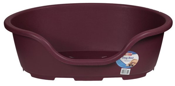 Animal Instincts  Animal Instincts Plastic Pet Bed Aubergine