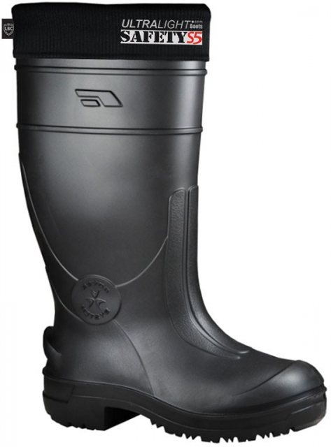 Leon Boot Co. UltraLight Safety Wellington Black