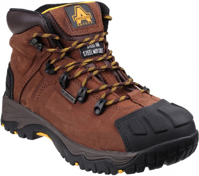 Amblers Amblers Lace up Safety Boot Brown