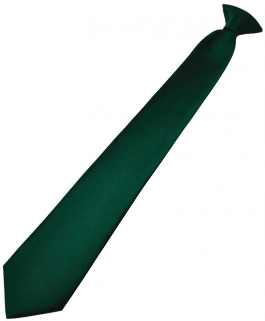 Copplestone Green Clip On Tie