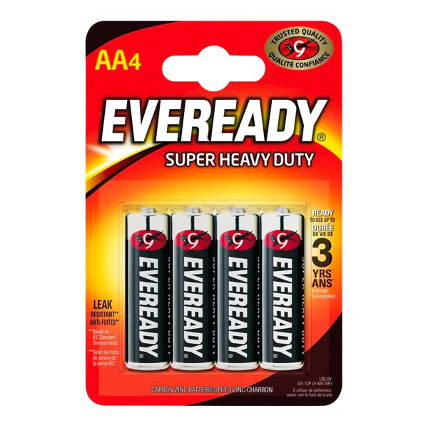 Eveready AA Battery 4 Pack