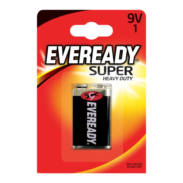9V Eveready Battery