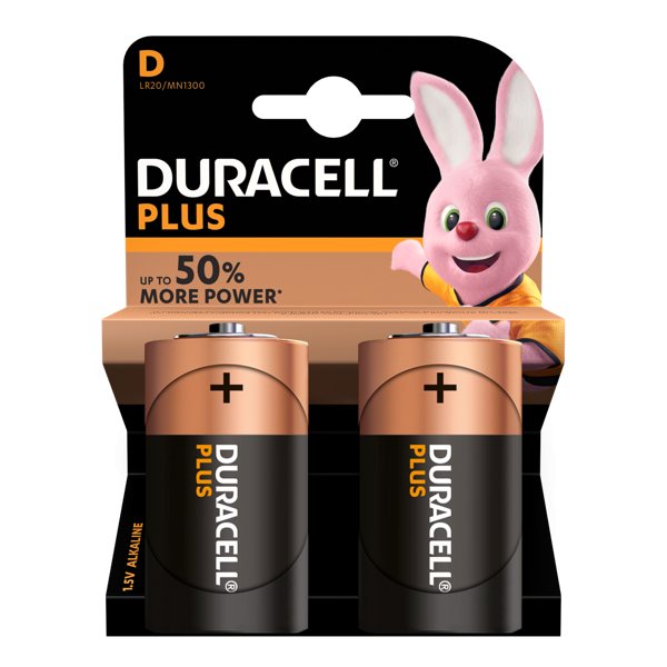 DURACELL D 2 Pack Duracell Battery