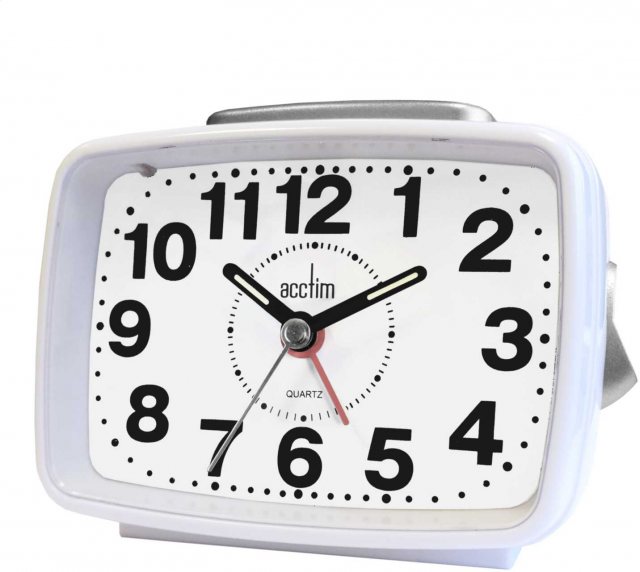 Acctim Alarm Clock White