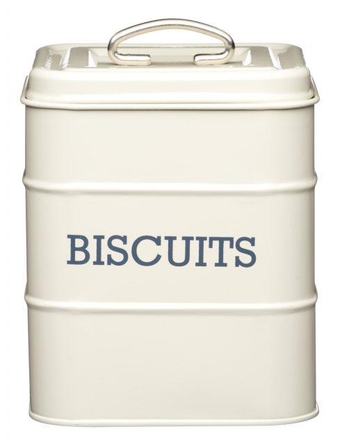 Living Nostalgia Biscuit Tin 14cm - Biscuit & Bread Tins - Mole Avon
