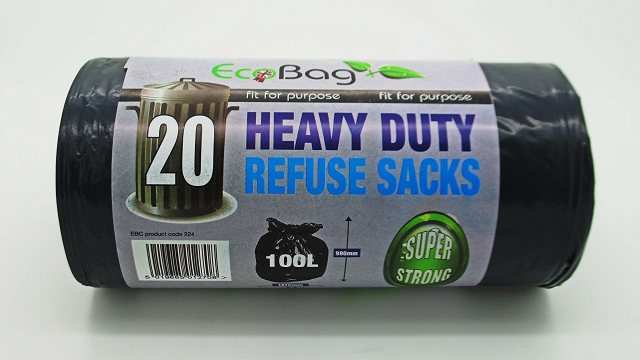 Refuse Sacks 100L 20 Pack