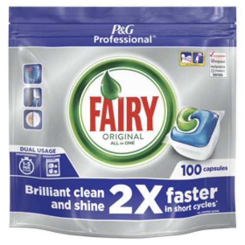 Fairy All-In-One Original Dishwasher Tablets 100 Pack