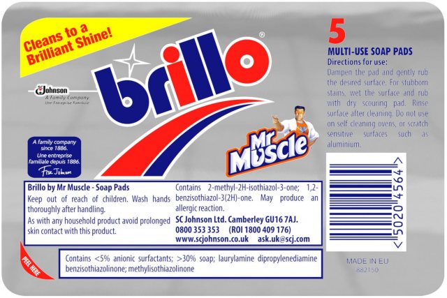 Brillo Soap Pads 5 Pack