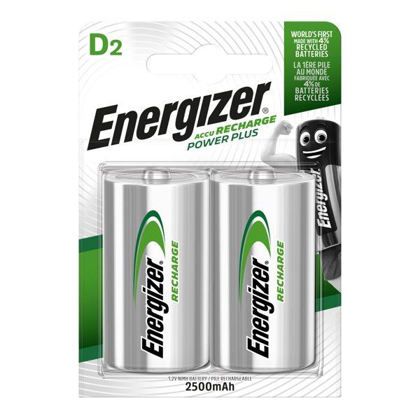Energizer Energizer Rechargeable D Battery 2 Pack