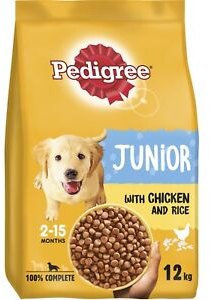 Pedigree Junior Chicken and Rice 12kg