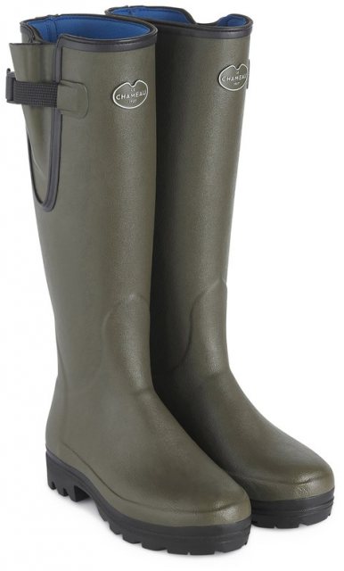 Le Chameau Le Chameau Vierzonord Neoprene Lined Dark Green Wellingtons