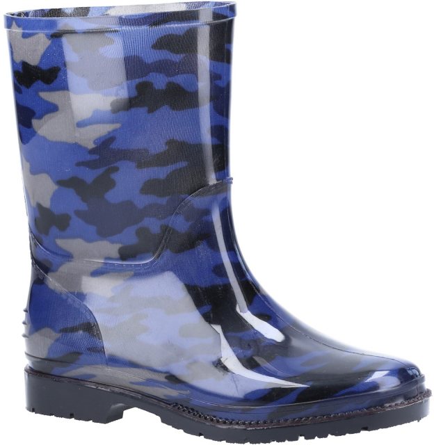 Cotswold Cotswold Camouflage Kids Wellington Navy