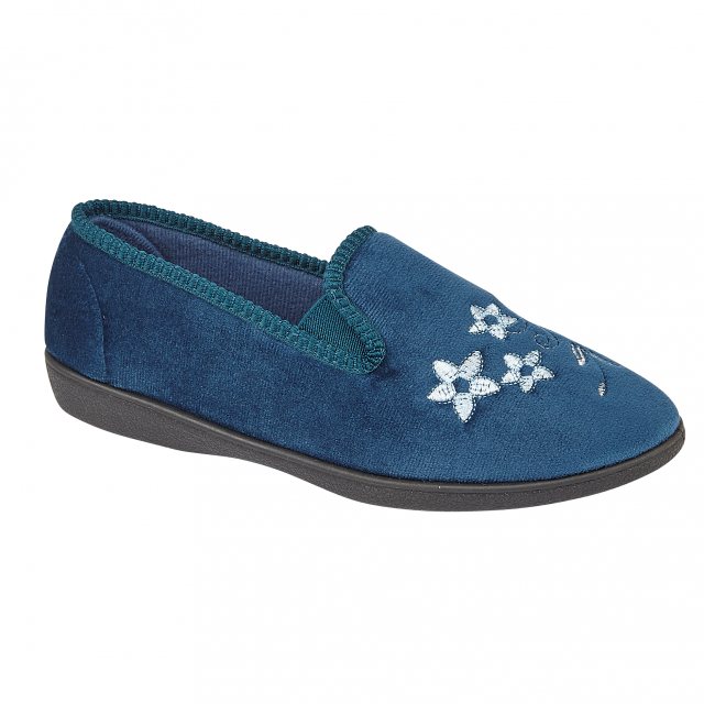 Shoe Tree Comfort Daphne Slipper Blue