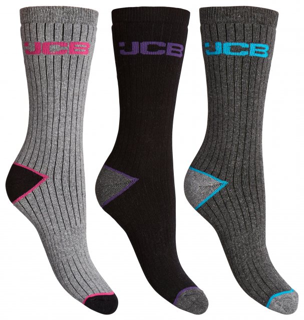 JCB JCB Outdoor Ladies Socks 3 Pack