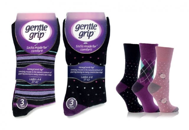 Gentle Grip Gentle Grip Socks 3 Pack