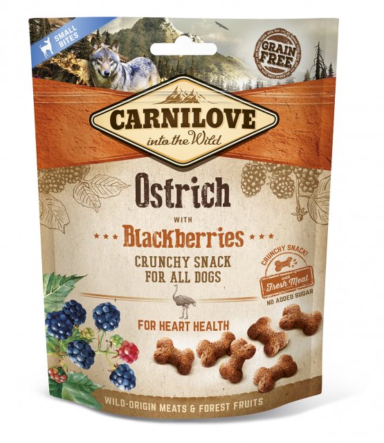 Carnilove Carnilove Ostrich & Blackberry Treat 200g