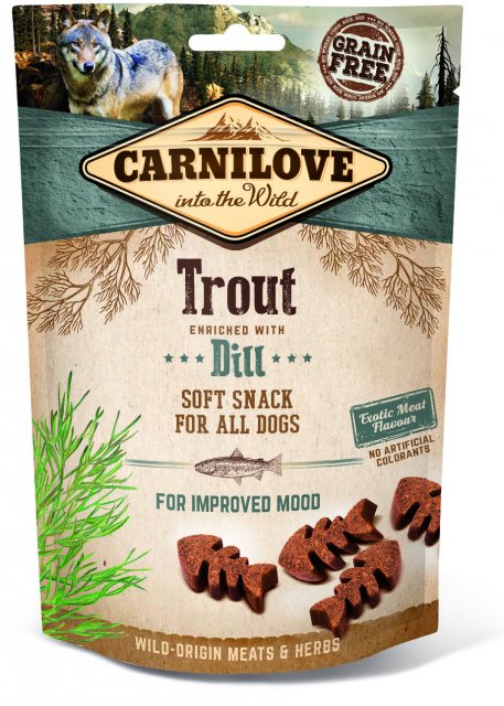 Carnilove Carnilove Trout & Dill Treat 200g