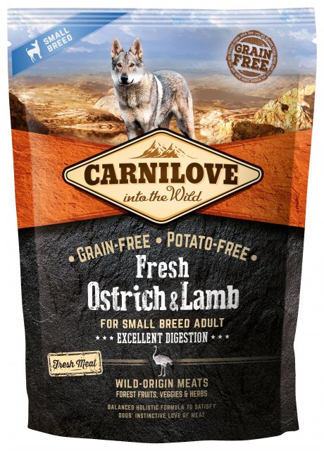 Carnilove Carnilove Adult Small Breed Ostrich & Lamb 1.5kg