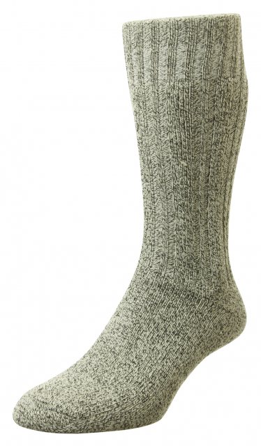 HJ Hall Cotton Rich Boot Sock Grey