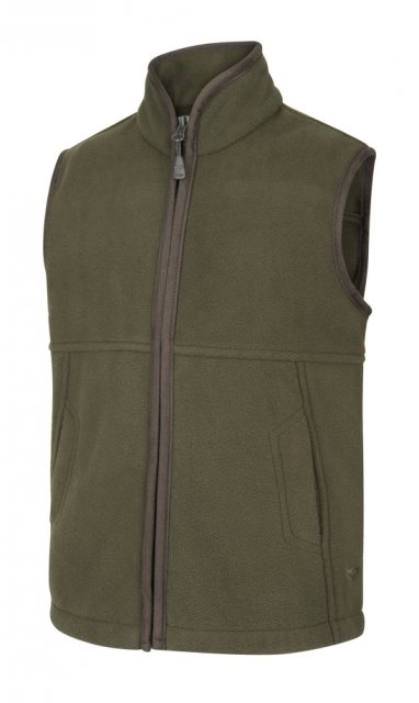 Hoggs Of Fife Hoggs Woodhall Junior Fleece Gilet Green