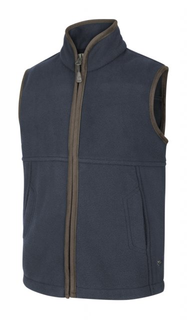 Hoggs Of Fife Hoggs Woodhall Junior Fleece Gilet Navy