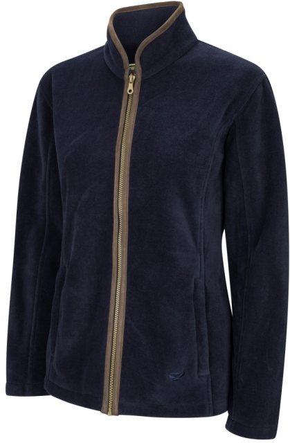 Hoggs Of Fife Hoggs Stenton Midnight Navy Fleece Jacket Size 16