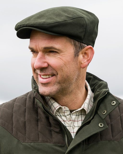 Hoggs Of Fife Hoggs Kincraig Water Proof Cap Olive Green Hats