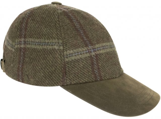 Hoggs Of Fife Hoggs Musselburgh Tweed Baseball Cap Bracken