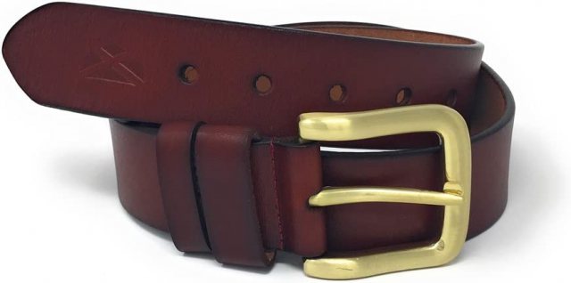 Hoggs Of Fife Hoggs Dark Brown Leather Belt