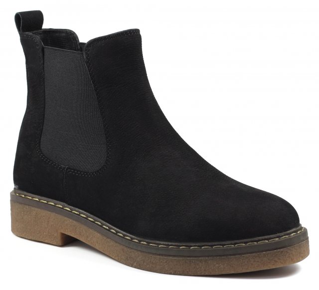 Lazy Dogz Lazy Dogz Skye Suede Black Ankle Boot