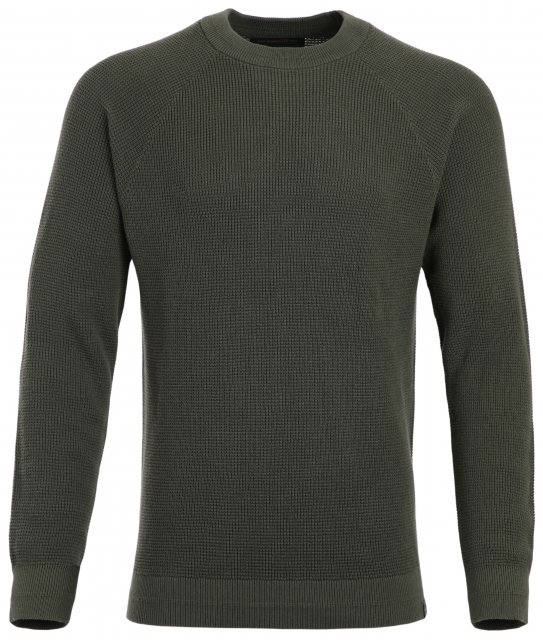 Weird Fish Weird Fish Spencer Crew Neck Jumper Green