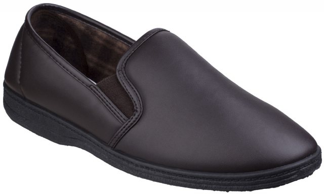 Fleet & Foster Fleet & Foster Visa Gusset Slipper Brown