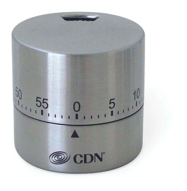 Eddingtons Silver Round Mechanical Timer