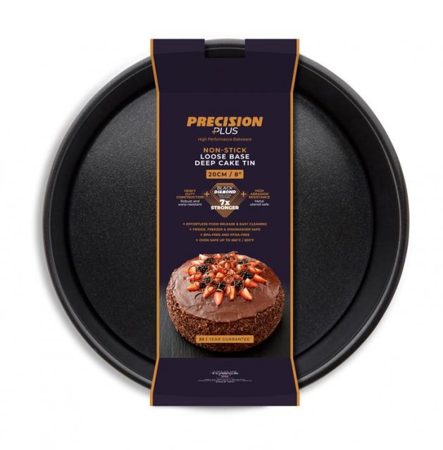 Precision Plus Non Stick Loose Base Cake Tin 18cm