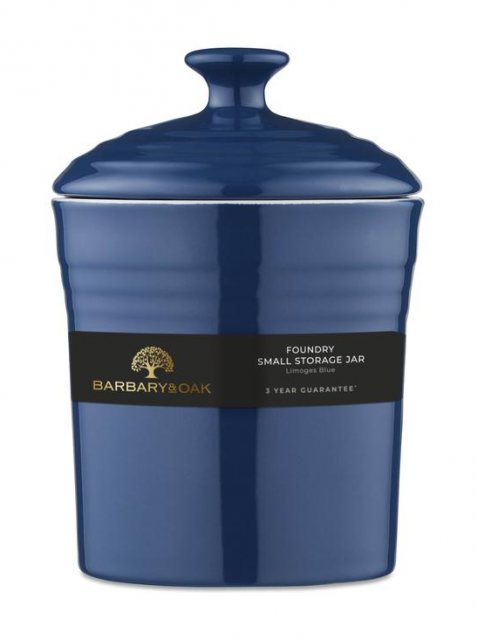 Barbary & Oak Ceramic Jar Blue