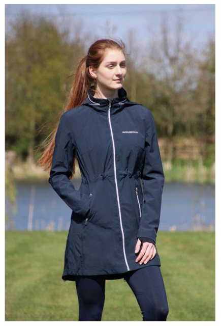 HY Equestrian HY Equestrian Navy Long Rain Jacket